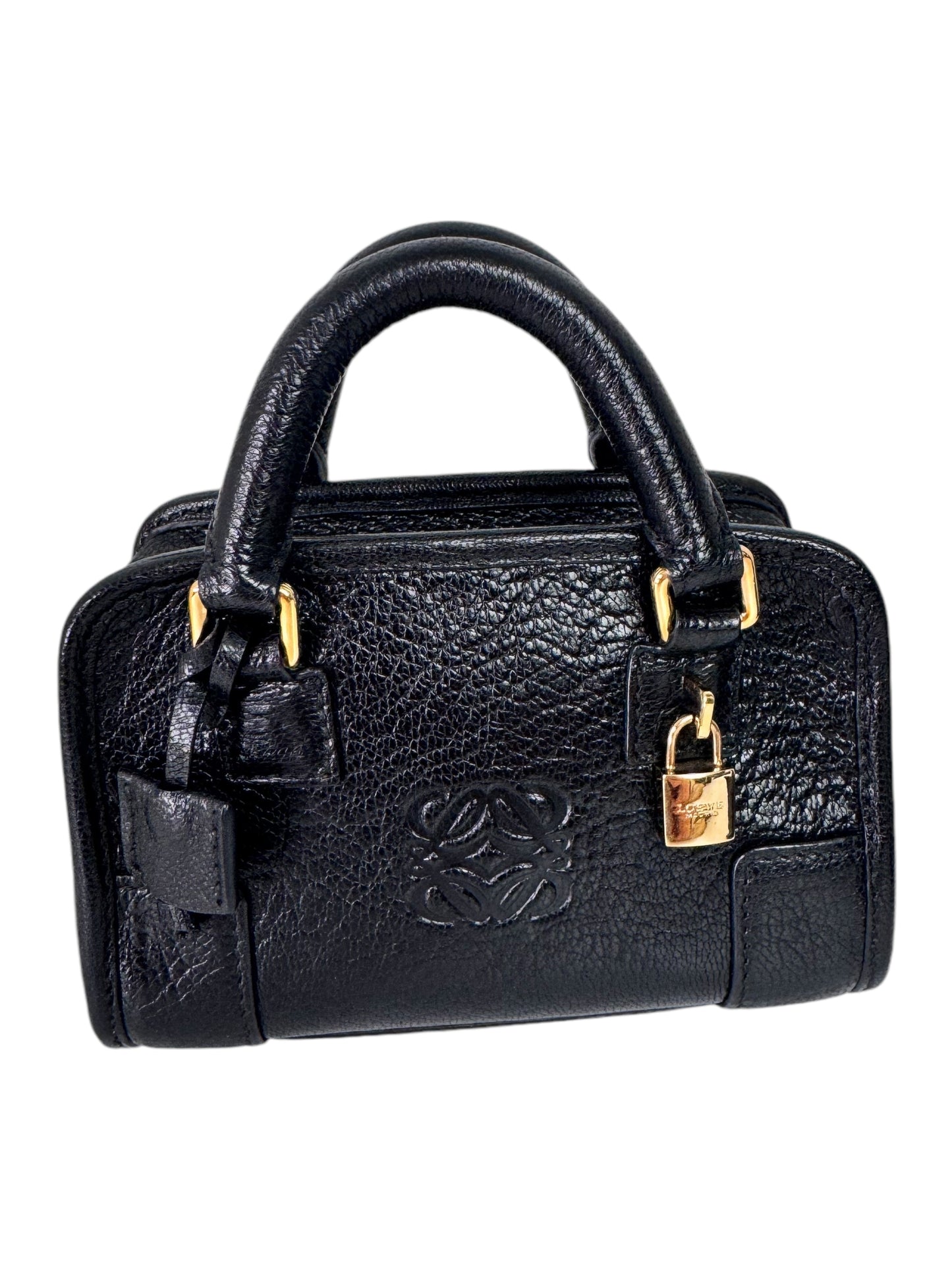 Loewe Anagram Amazona Micro Mini 2 Way (Black) RARE~