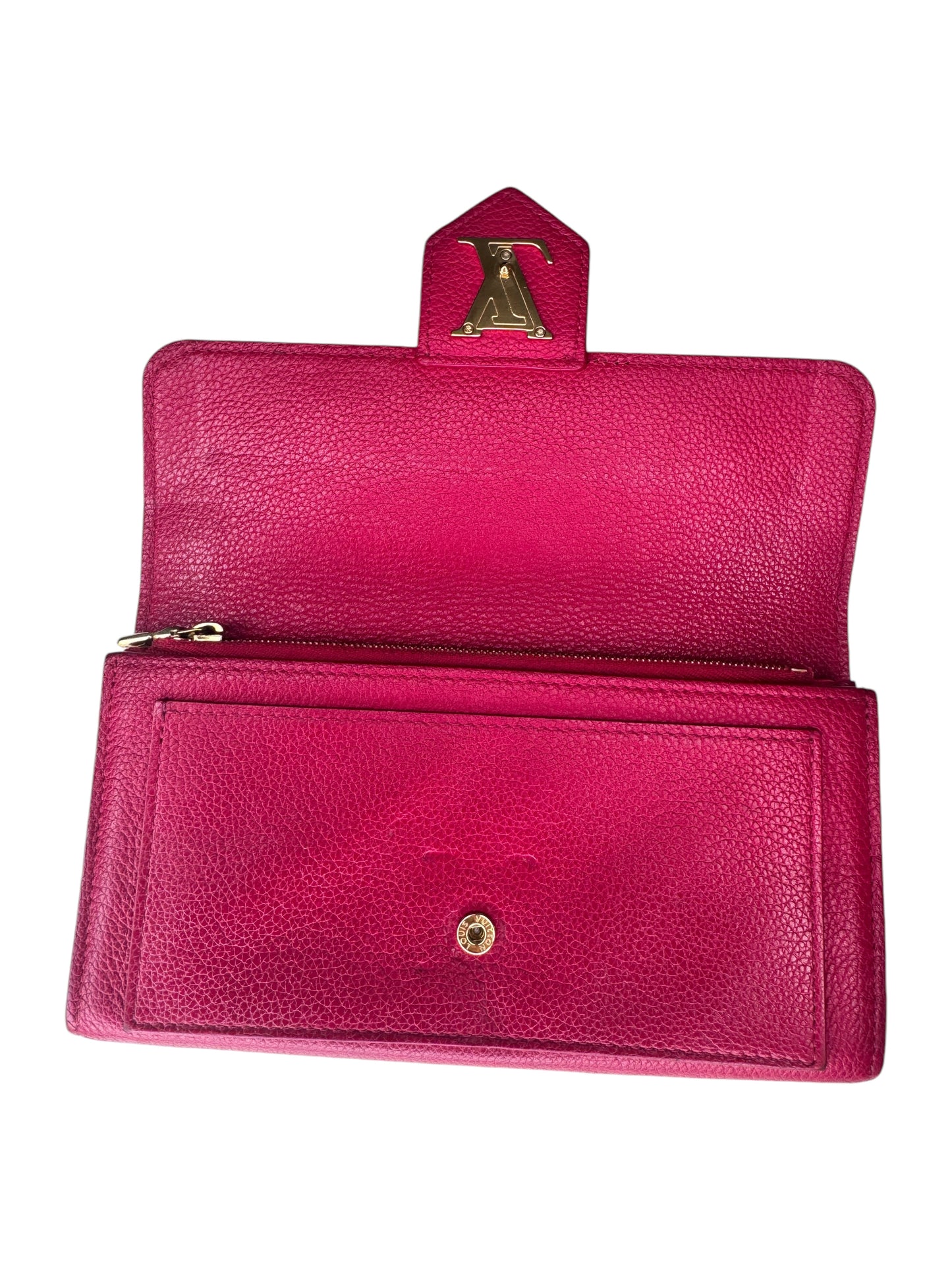 Louis Vuitton LockMe Calfskin Wallet