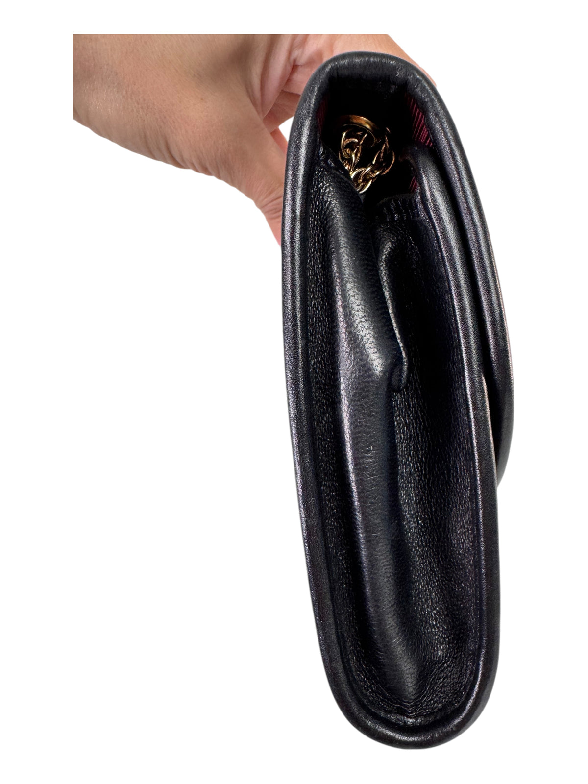 Chanel Vintage Lambskin Leather Clutch/Crossbody Bag