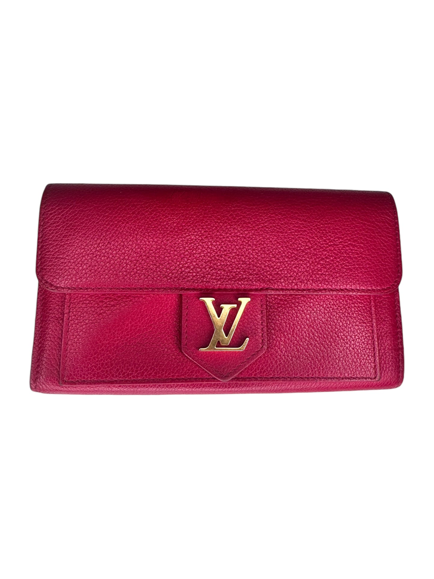 Louis Vuitton LockMe Calfskin Wallet