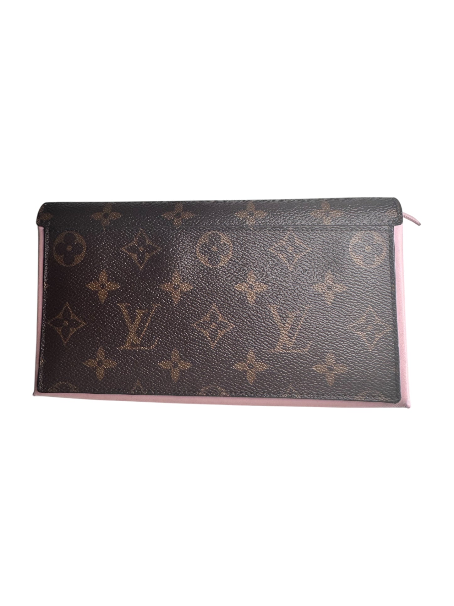 LOUIS VUITTON Monogram Flore Wallet Rose Ballerine