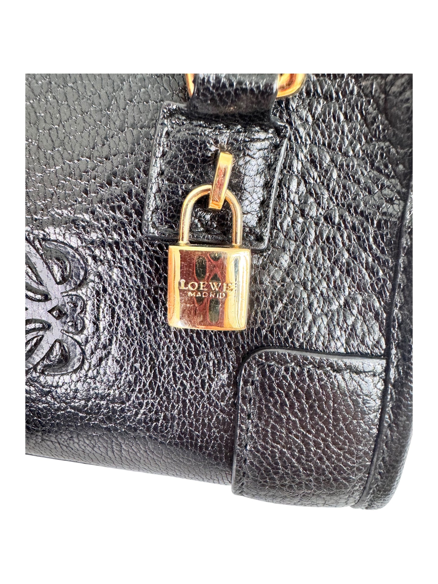 Loewe Anagram Amazona Micro Mini 2 Way (Black) RARE~