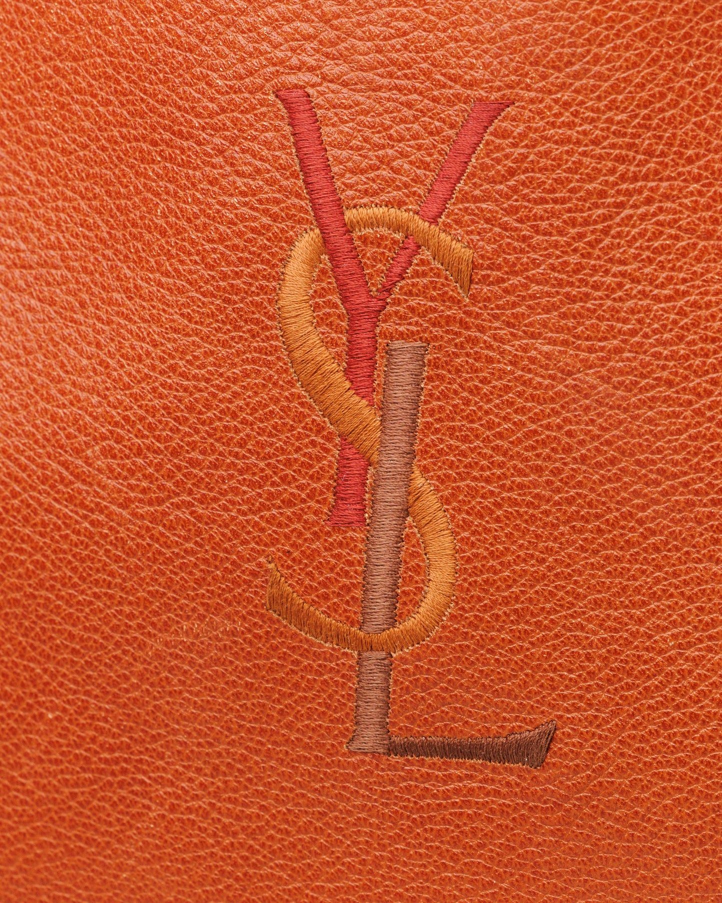 Yves Saint Laurent Vintage Leather Tote Brown