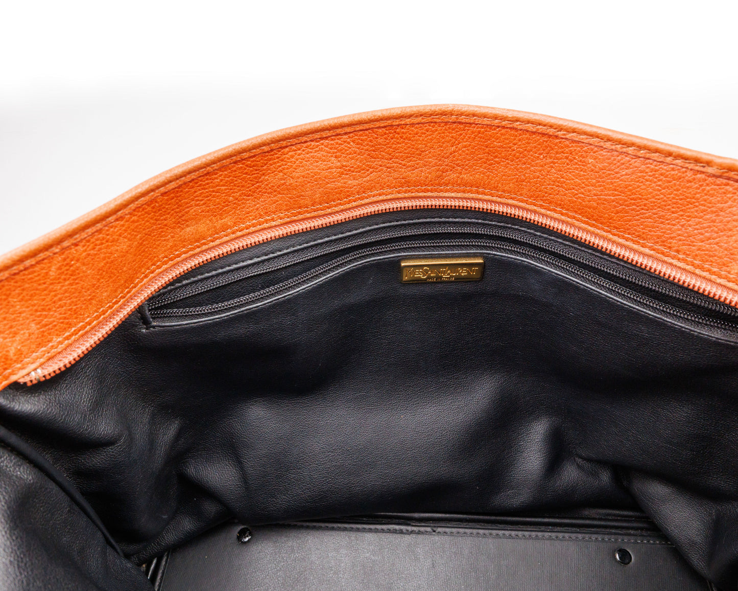 Yves Saint Laurent Vintage Leather Tote Brown