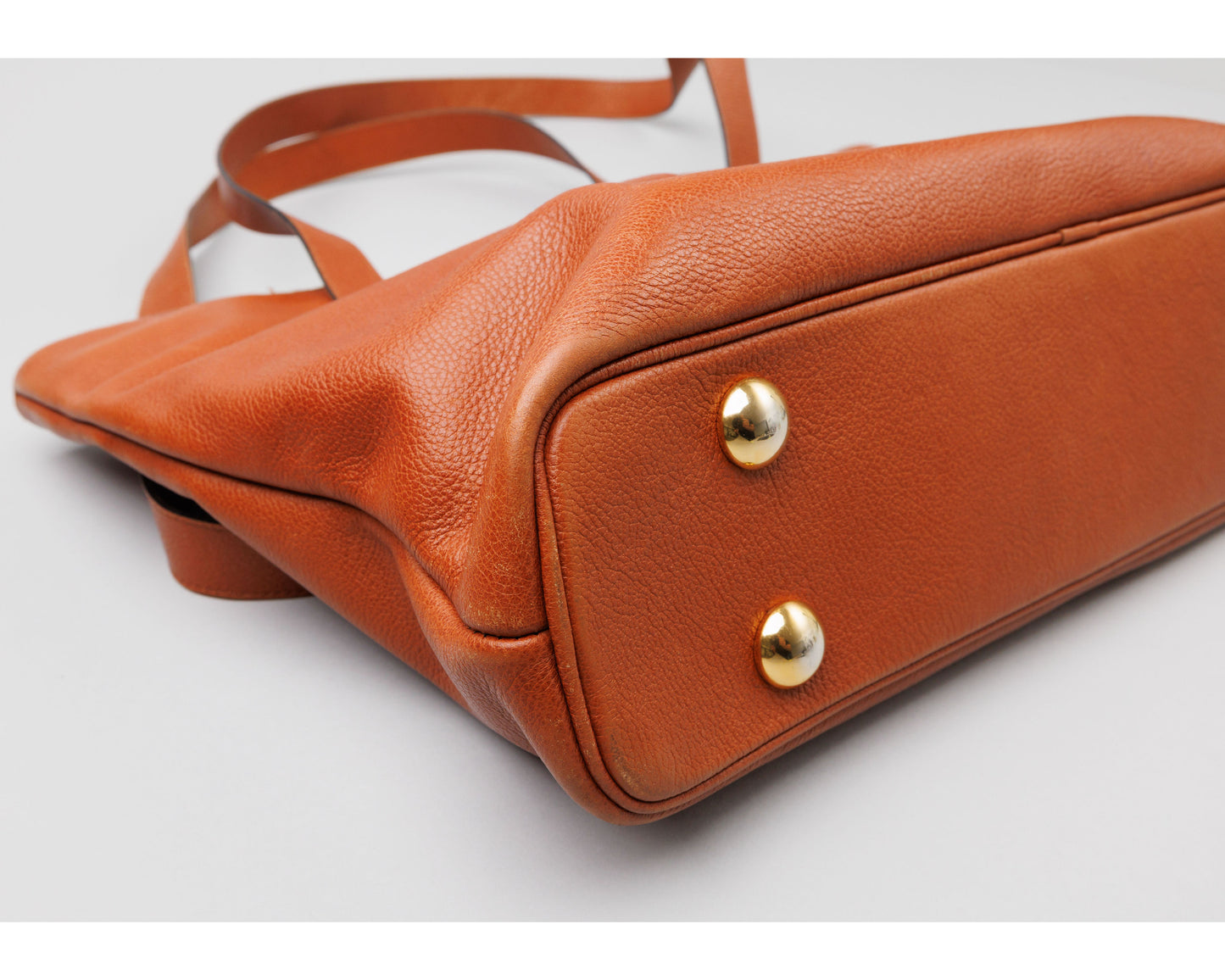 Yves Saint Laurent Vintage Leather Tote Brown