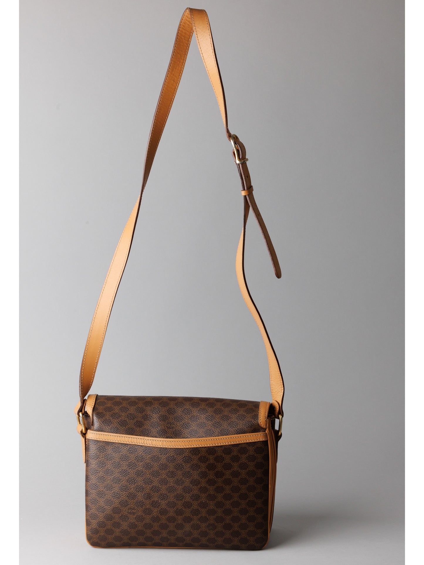 CELINE Macadam Triomphe Vintage Crossbody / Shoulder Bag (PVC Leather)