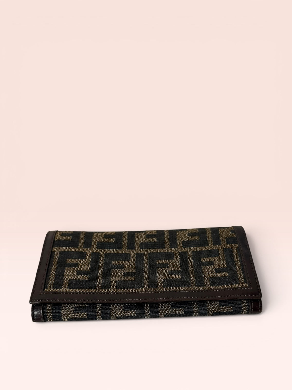 Fendi Canvas Zucca Long Wallet