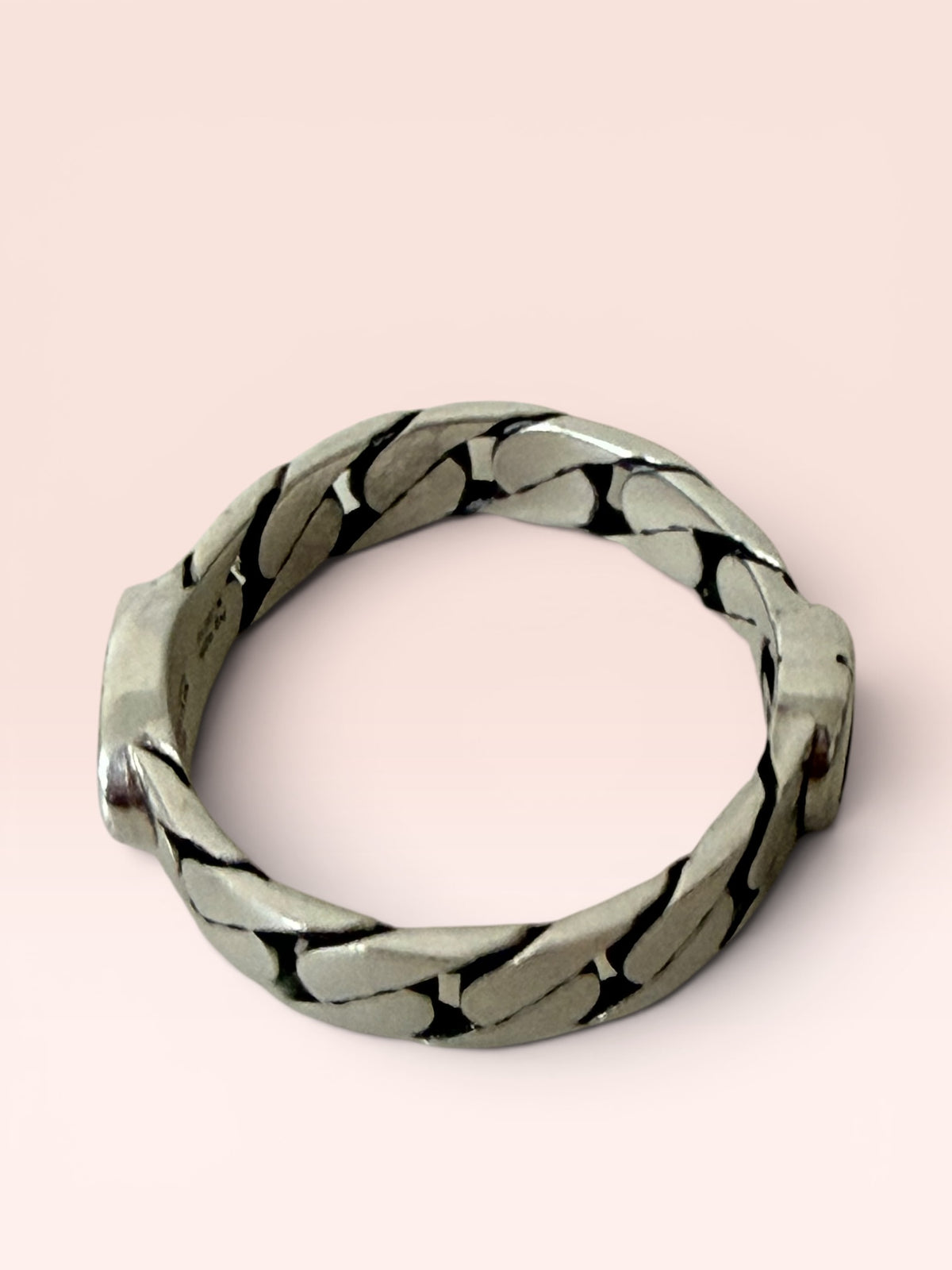 Gucci Interlocking G Sterling Silver Ring