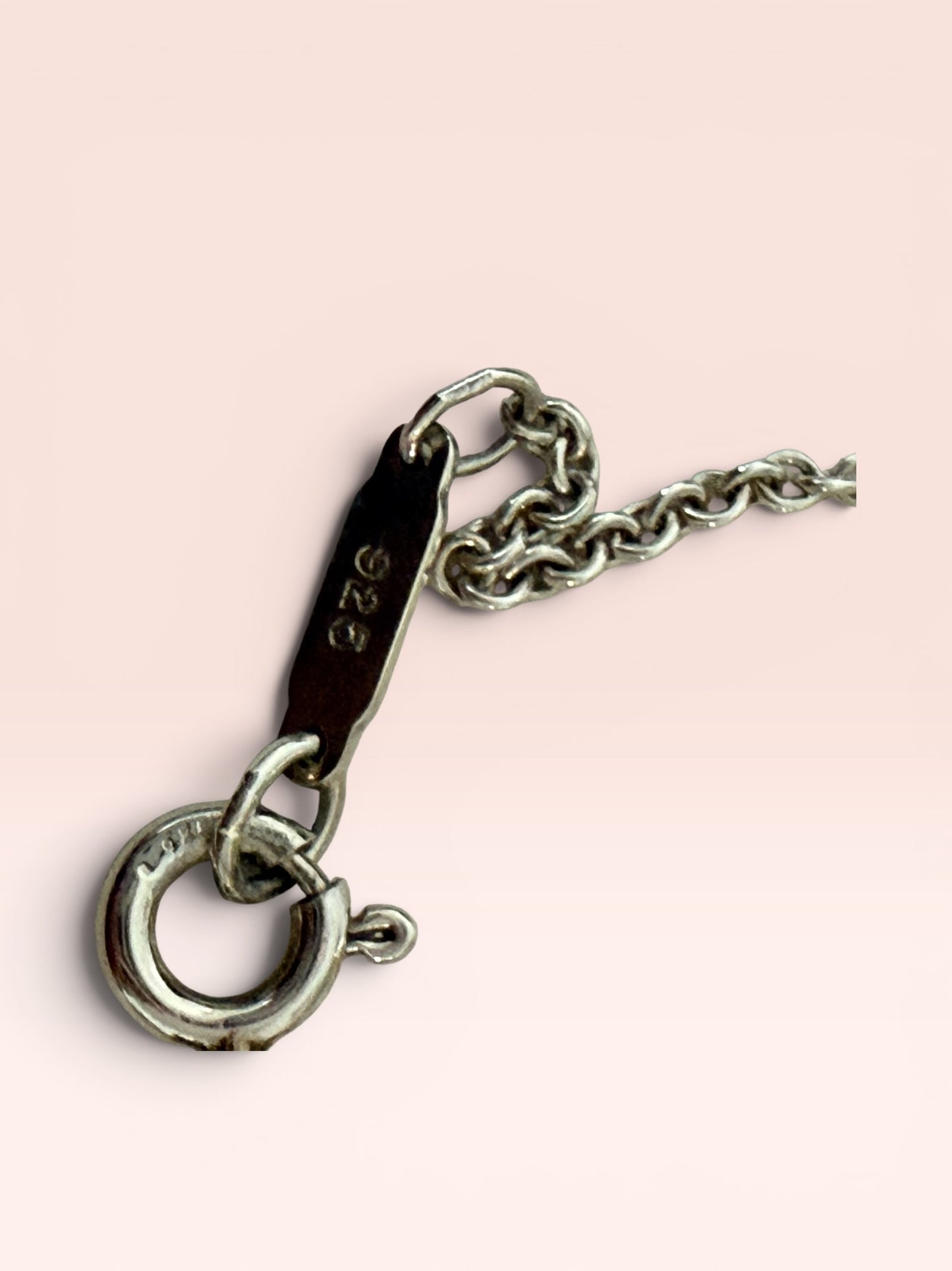 Tiffany & Co 16" Sterling Silver Twisted Rope Bow Necklace