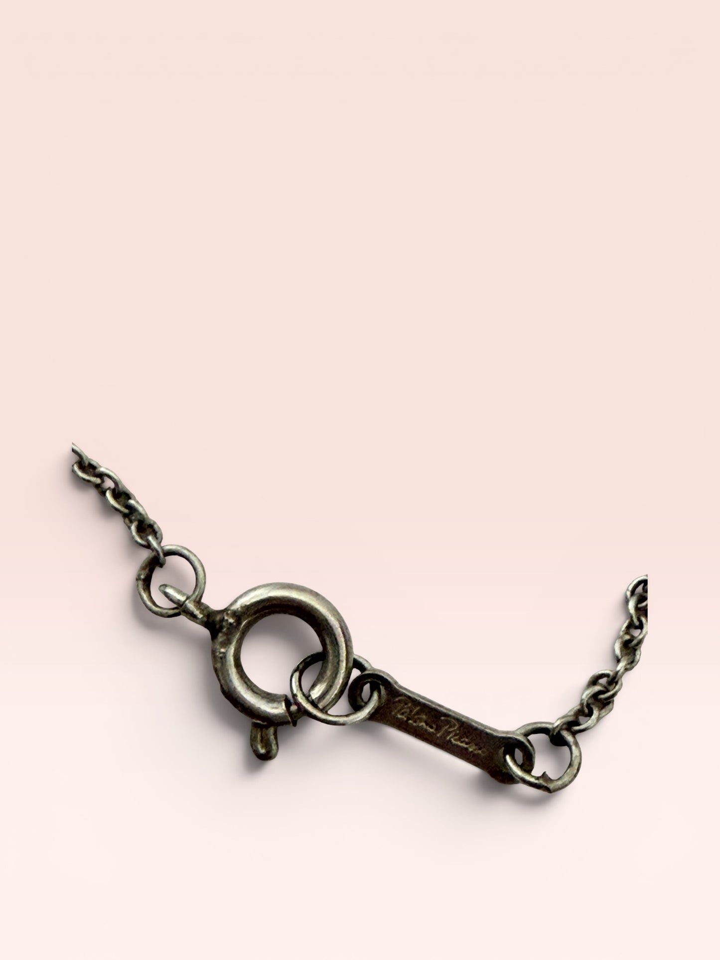 Tiffany & Co. Paloma Picasso Sterling Silver 7 16" Loving Heart Necklace