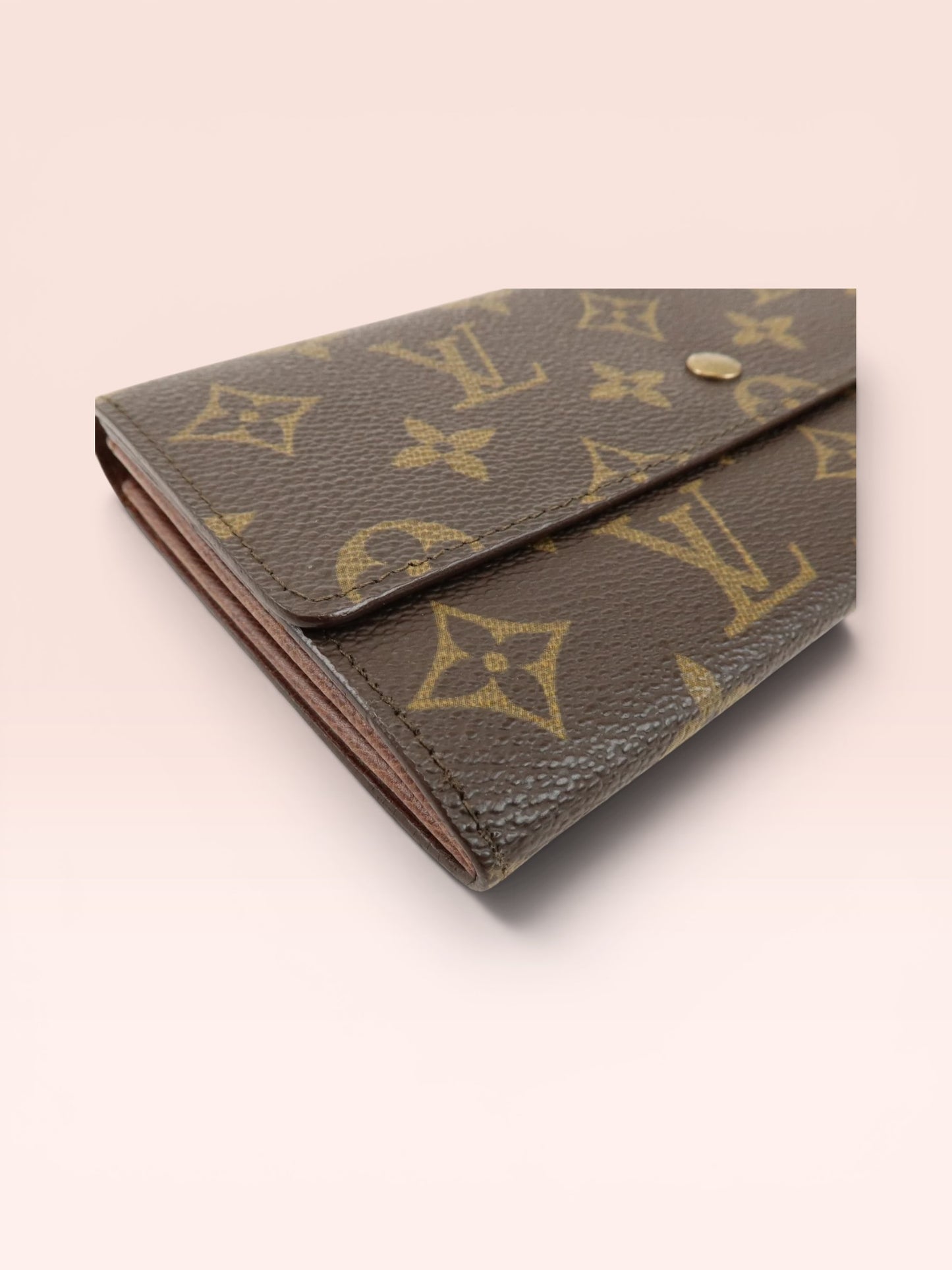 Louis Vuitton Monogram Canvas Porte Monnaie Long Wallet 1989