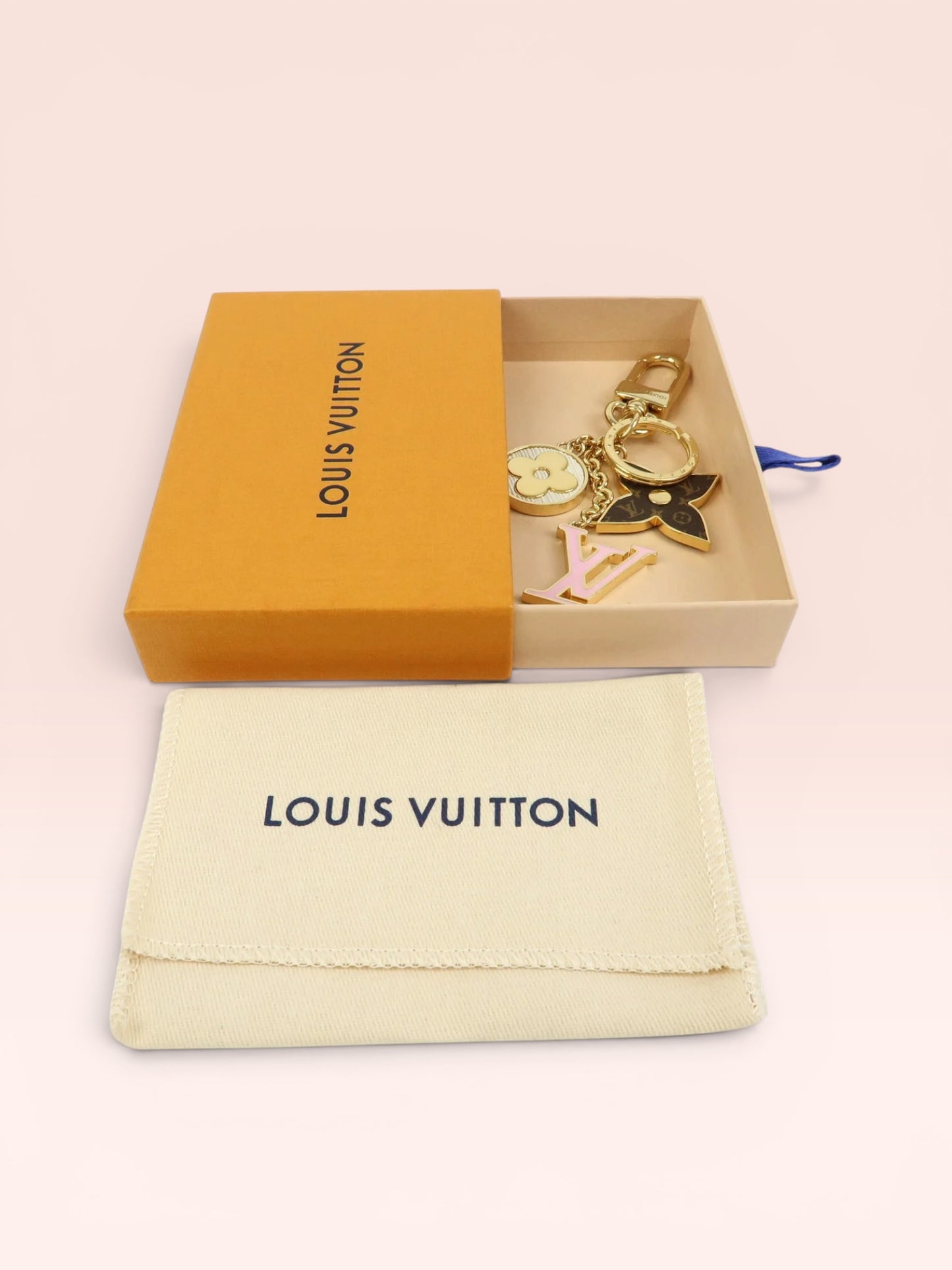 Louis Vuitton Metal Spring Street Bag Charm 25 (Full Set)