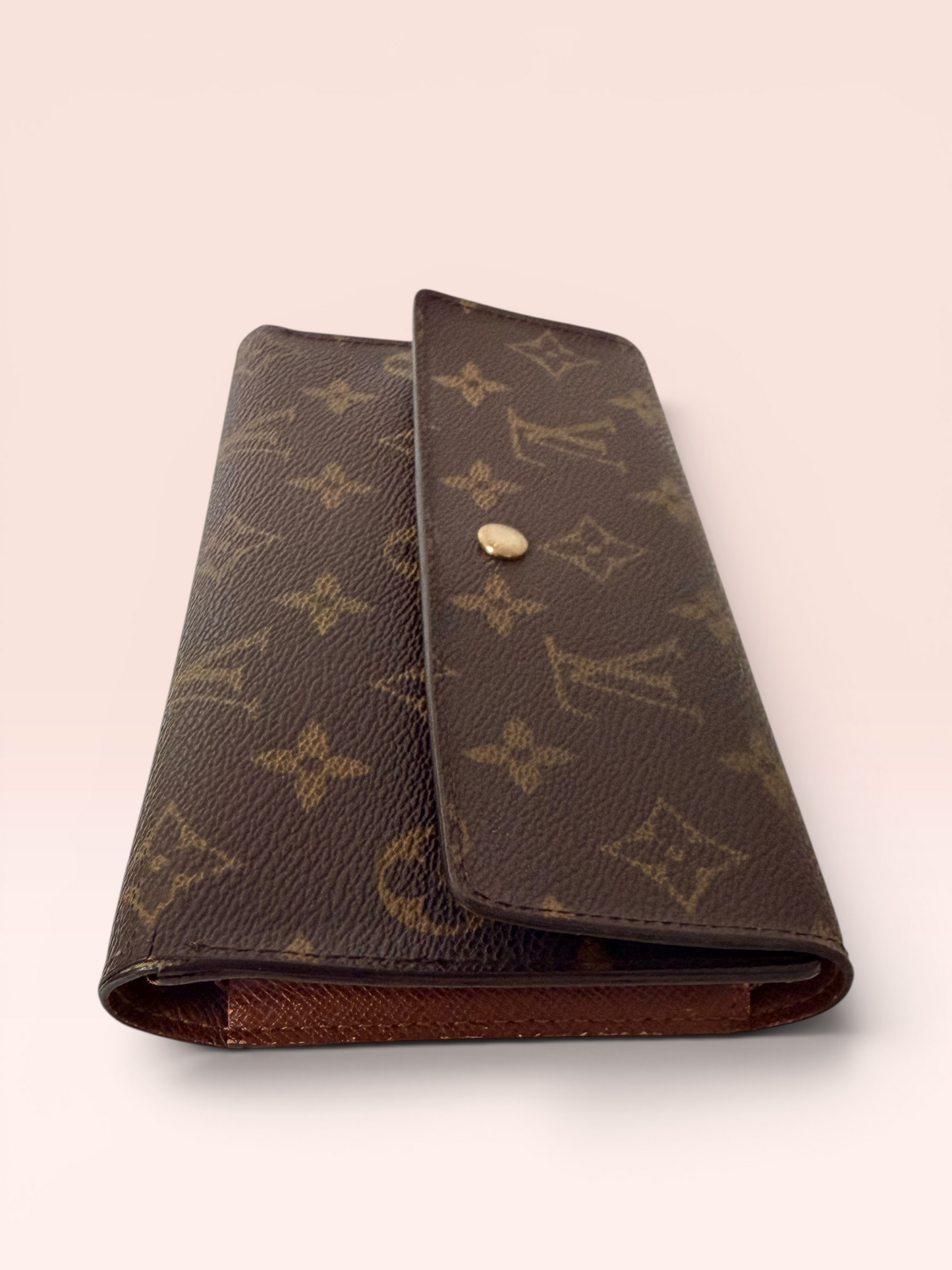 Louis Vuitton Monogram Canvas International Vintage Wallet 2000
