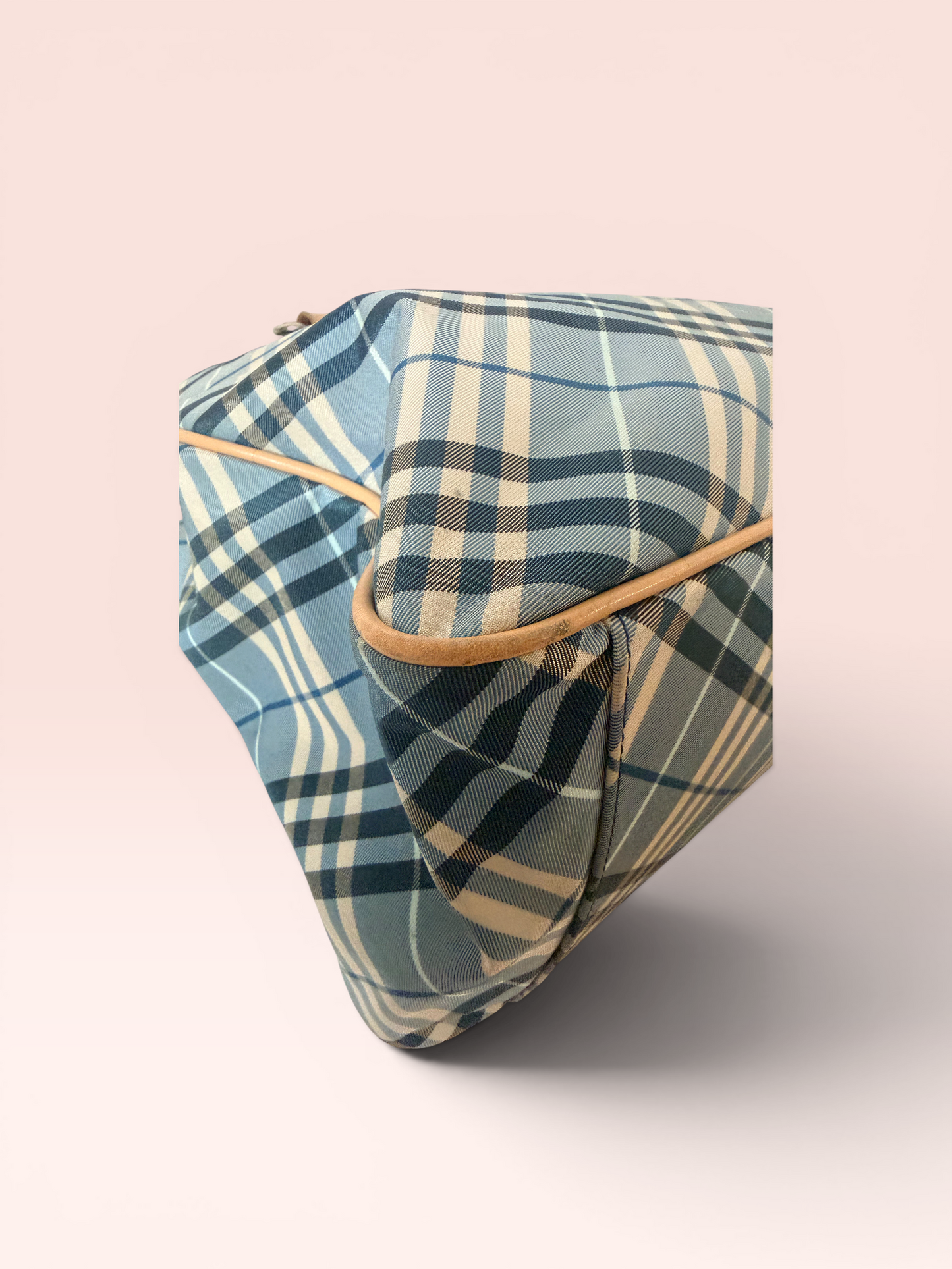 Burberry Blue label Nylon Tote Bag (Blue)