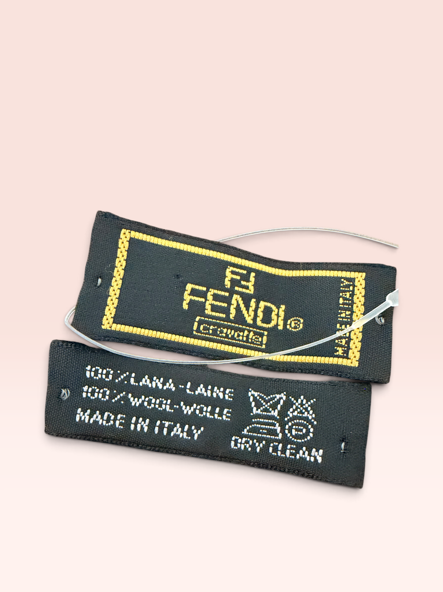 Fendi FF Zocca Print 100% Wool Scarf