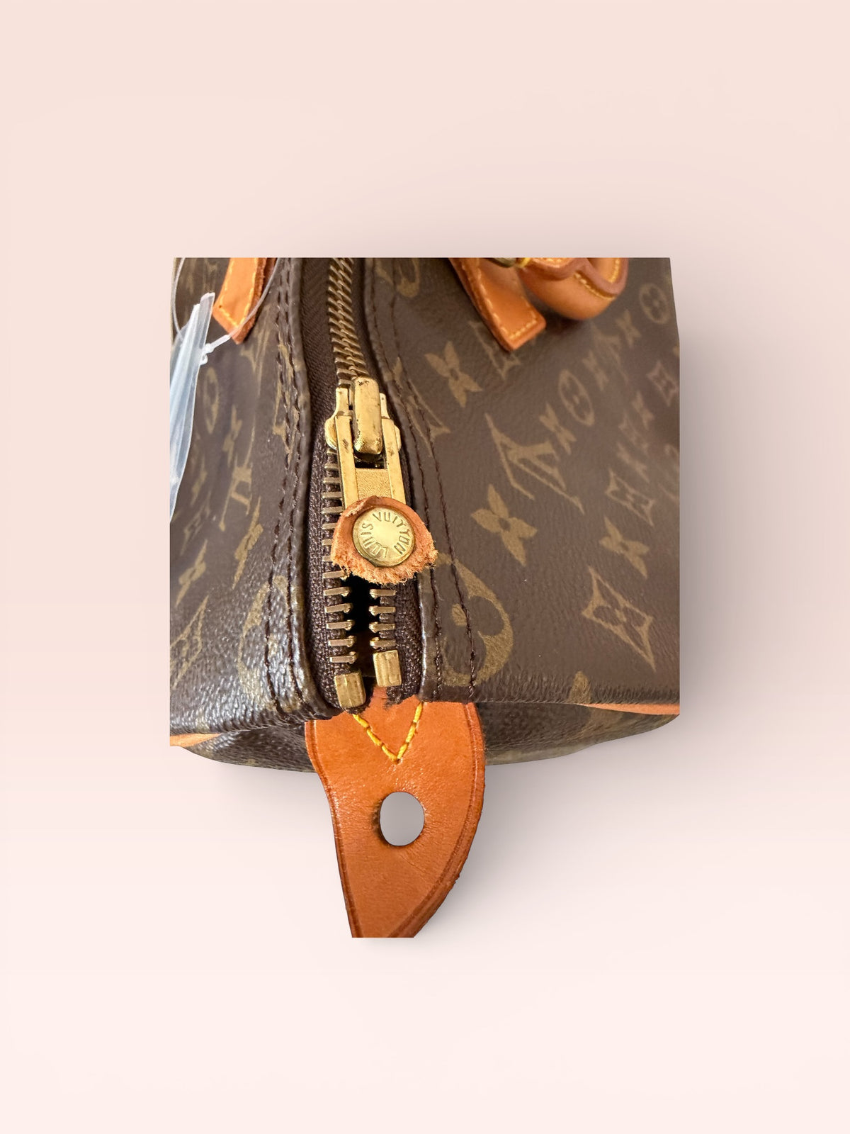 Louis Vuitton Monogram Canvas Speedy 30 1989 w/ Lock & Key