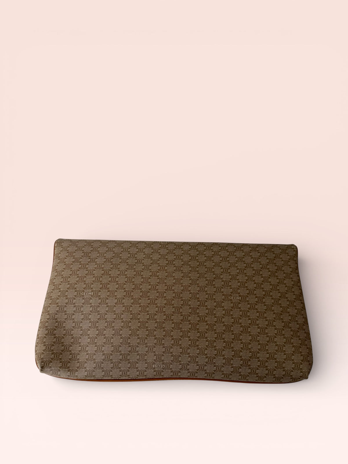 CELINE Coated Canvas clutches & wristlets Macadam Clutch Bag