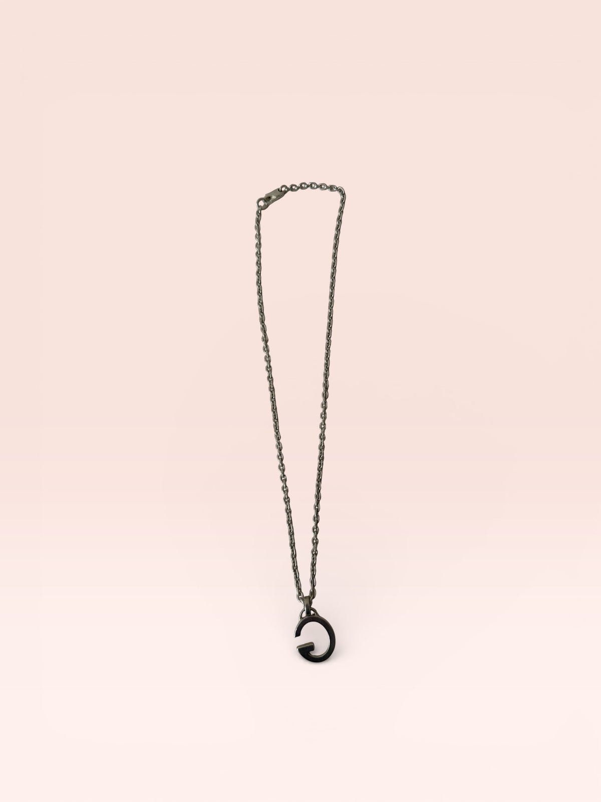 Gucci Sterling Silver Unisex Necklace 17.5" w Box 12