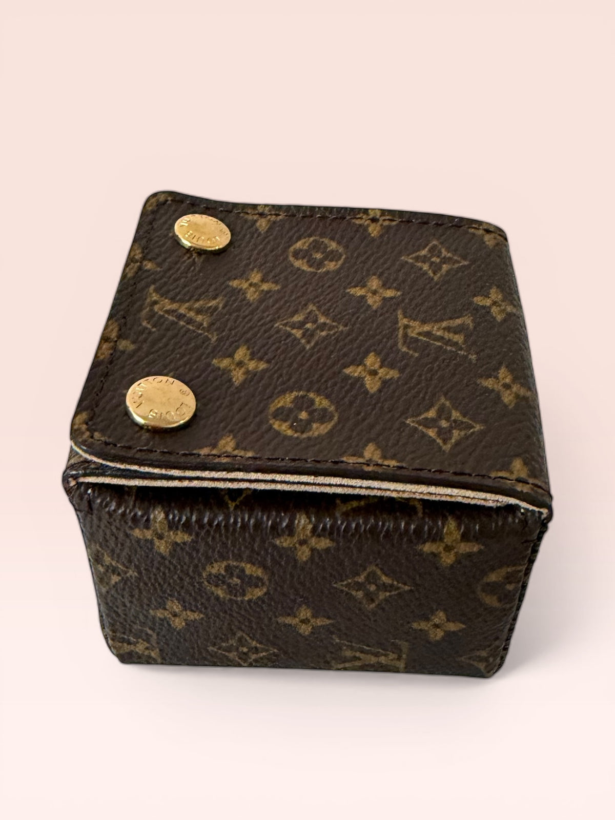 Louis Vuitton Monogram Canvas Ring Case Jewelry Box w/ Box 2008
