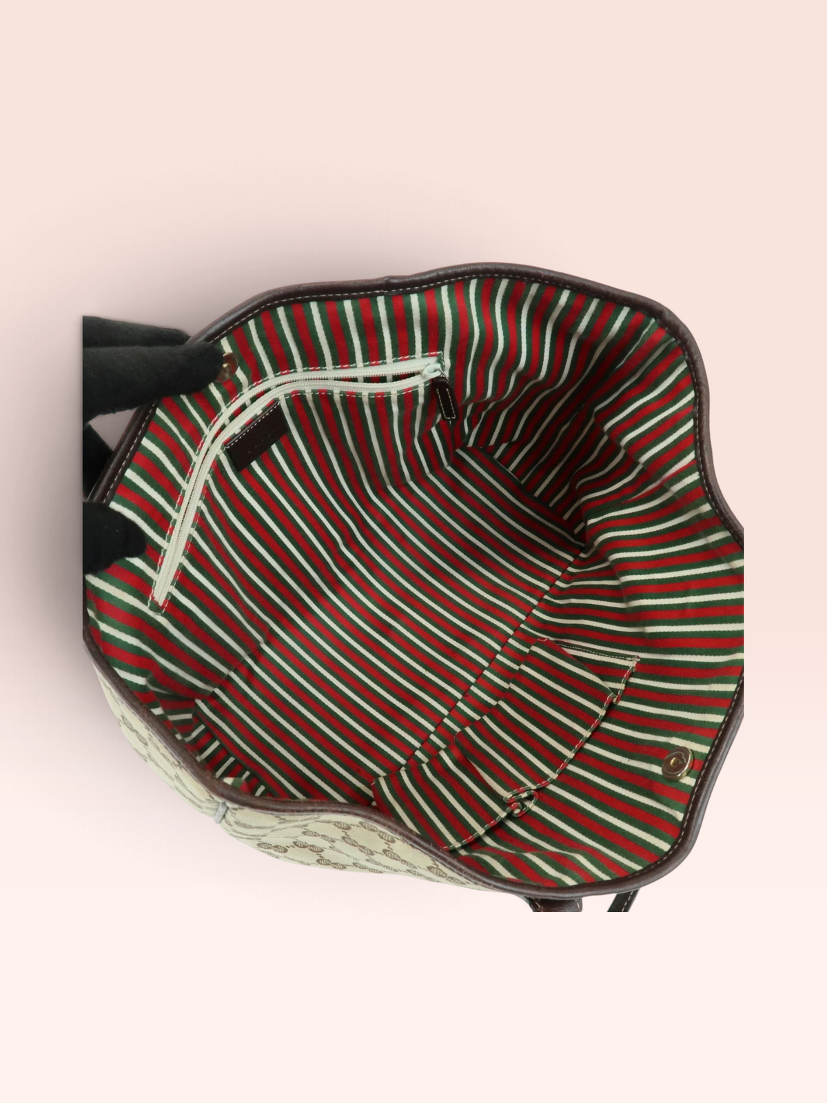 Gucci Canvas New Britt Tote Bag