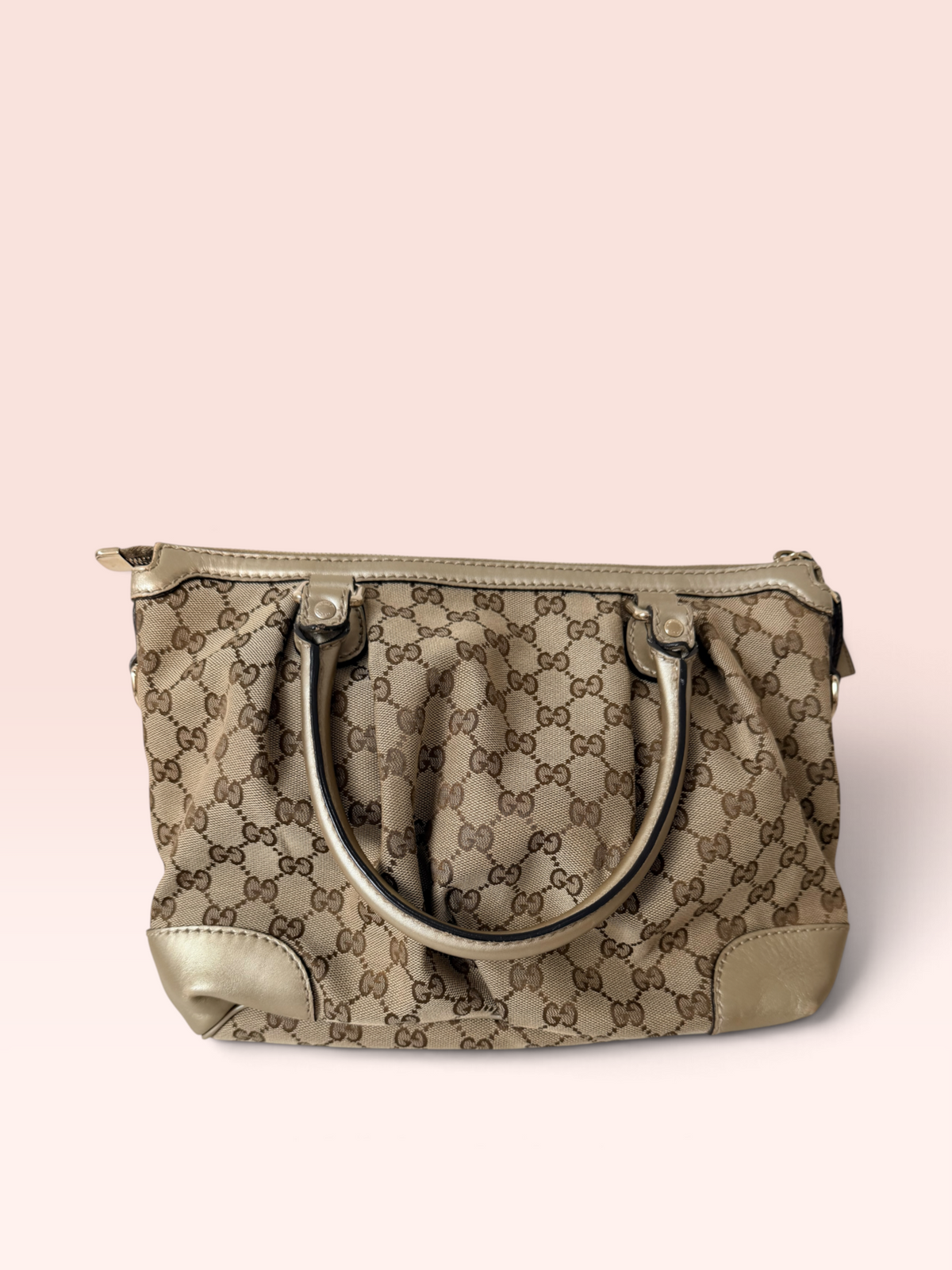 Gucci GG Canvas Sukey Medium 2 Way Tote