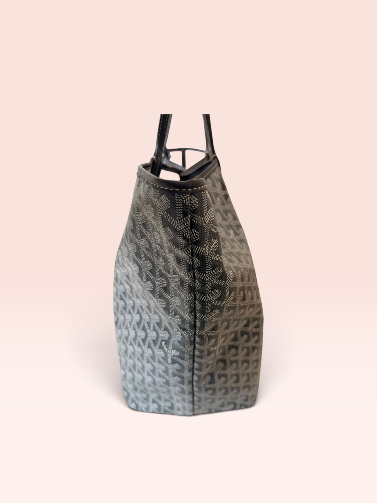 Goyard Goyardine Coated Canvas Saint Louis GM ( Grey )