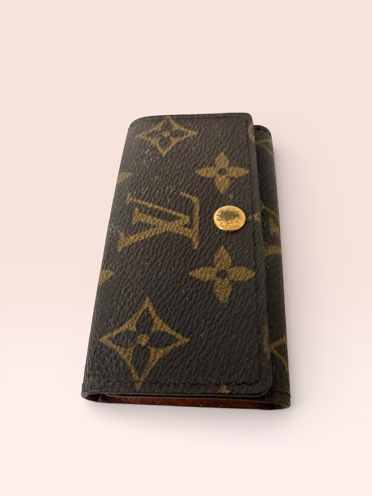Louis Vuitton Monogram Canvas 4 Ring Key Holder 1996