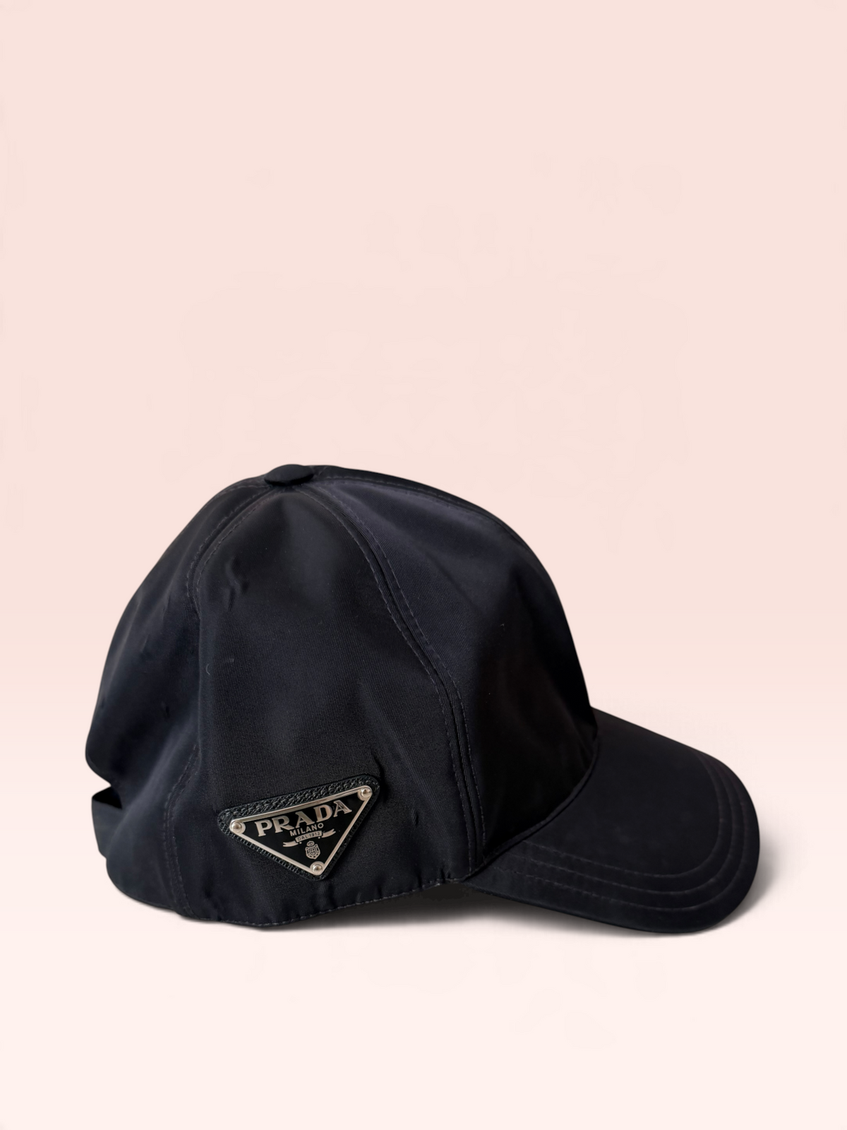 Prada Nylon Baseball Cap (Black) SIze M
