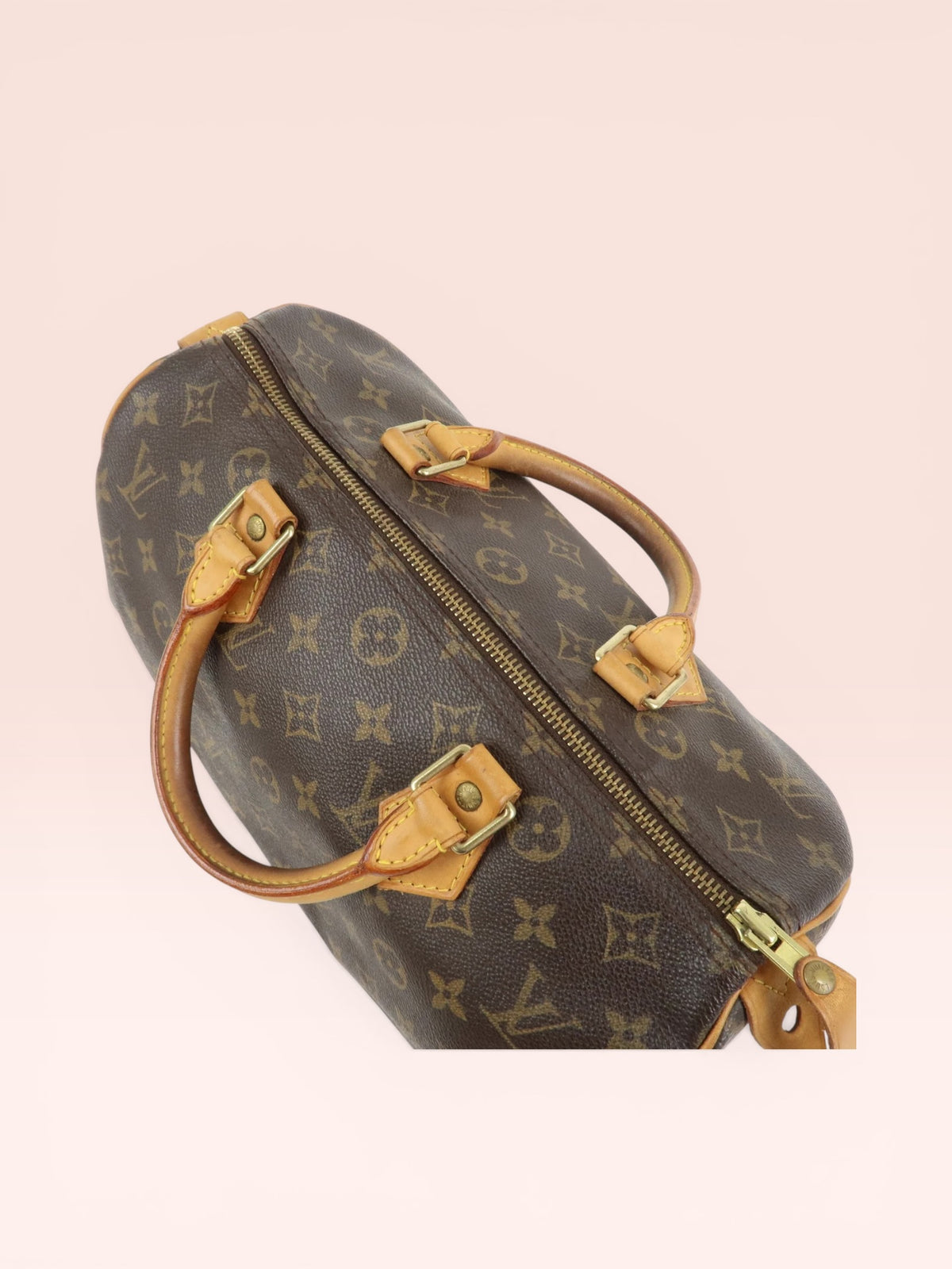 Louis Vuitton Monogram Canvas Speedy 30 2003 w/ Lock & Key