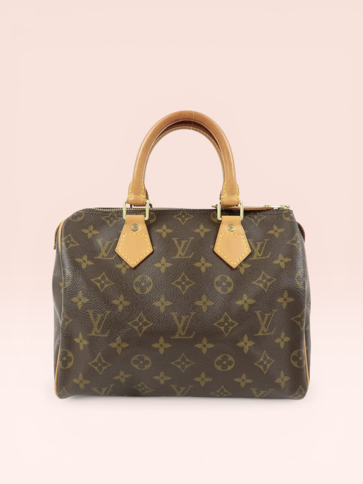 Louis Vuitton Monogram Canvas Speedy 25 2000 w/ Lock & Key