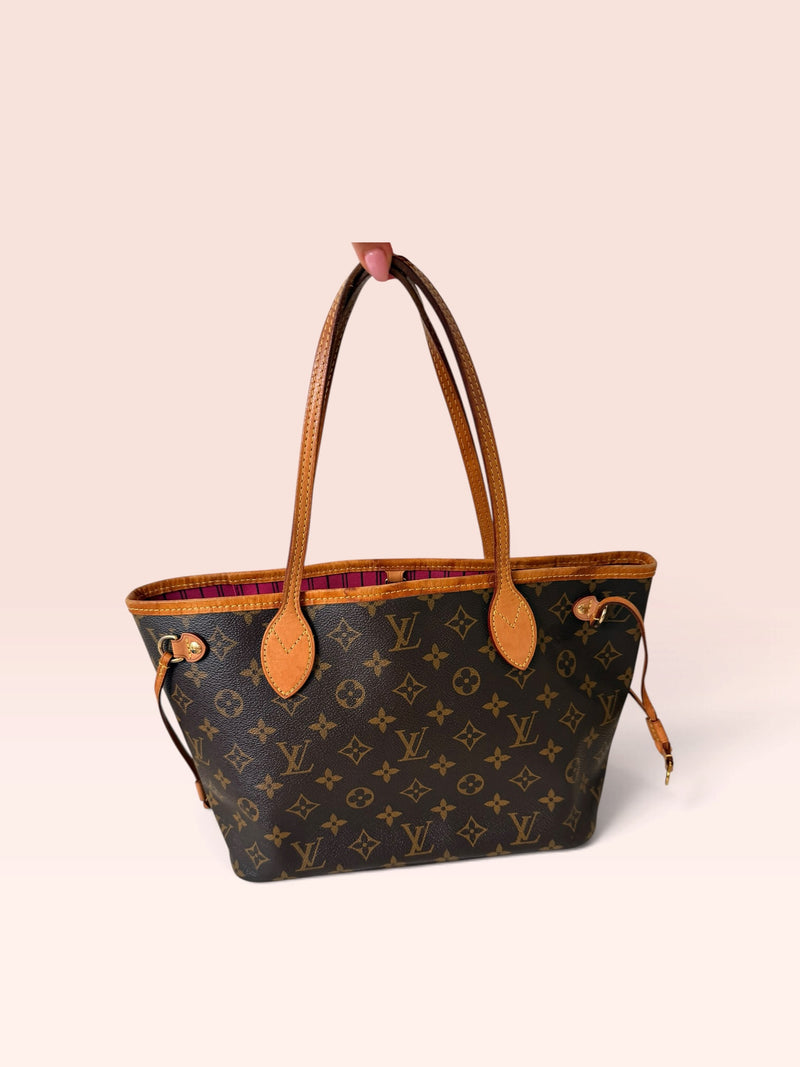 Louis Vuitton Monogram Canvas Neverful PM (Fuchsia Interior) 2000