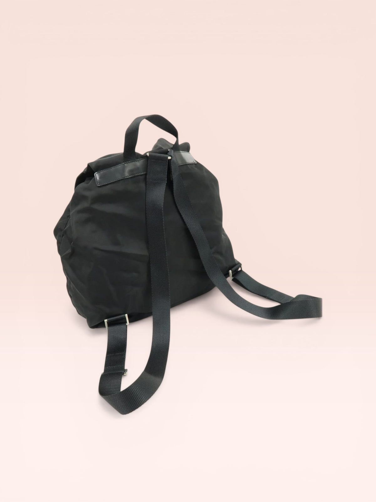 Prada Nylon Vela Backpack (Black)