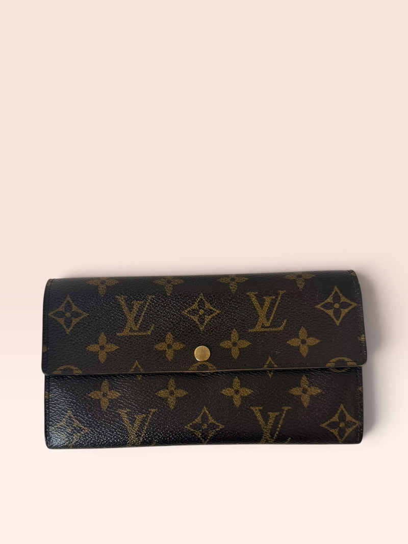 Louis Vuitton Monogram Canvas Sarah Wallet 2006