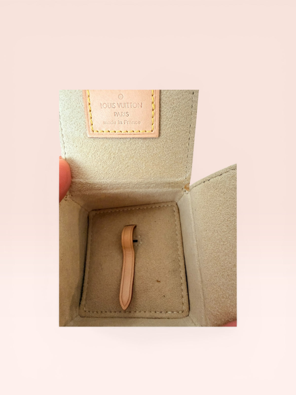 Louis Vuitton Monogram Canvas SN0059 Ring Jewelry Case with Box 2009
