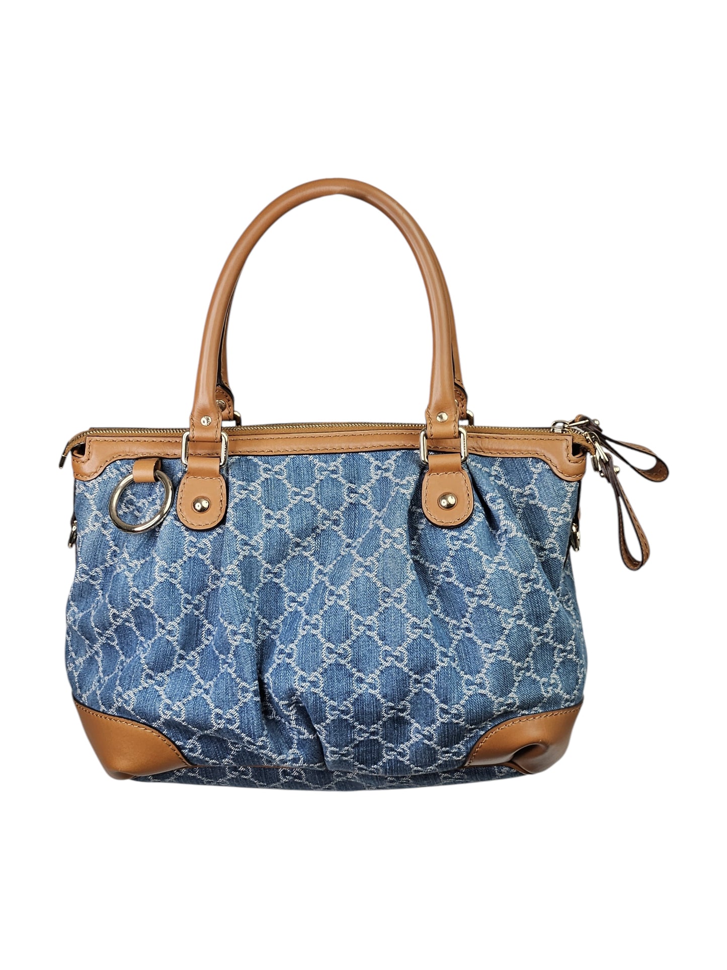 Gucci Denim Sukey 2 way Handbag