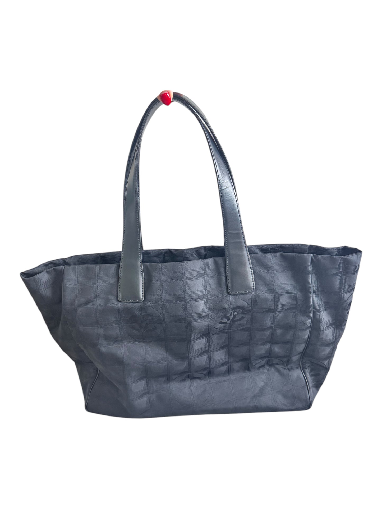 Chanel New Travel Line Nylon Tote (Black)