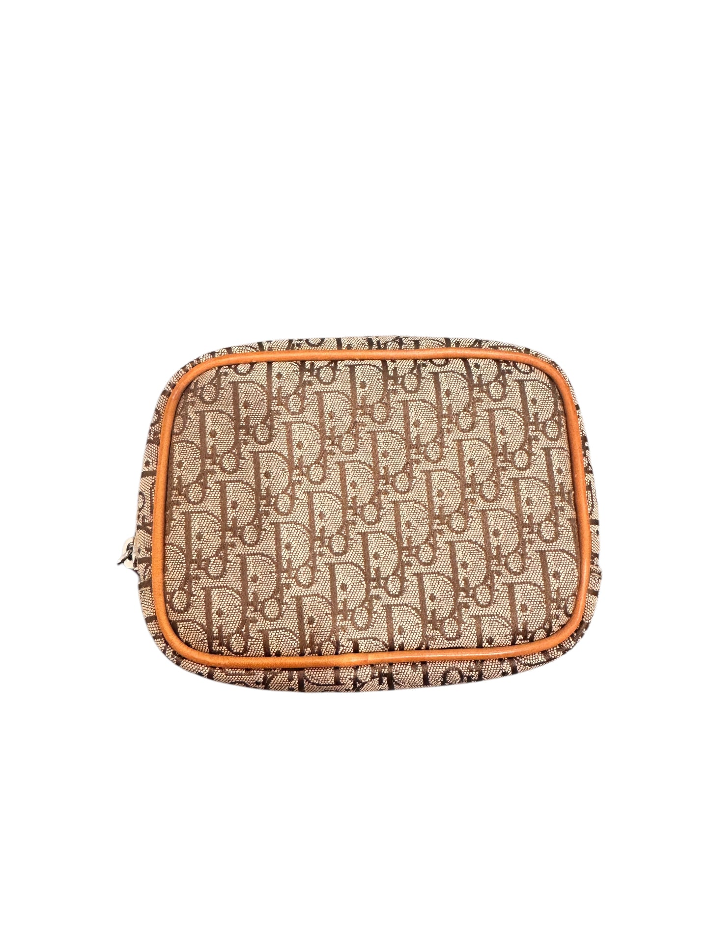 Christian Dior Vintage Trotter Canvas Mini Pouch 1990s-2000s