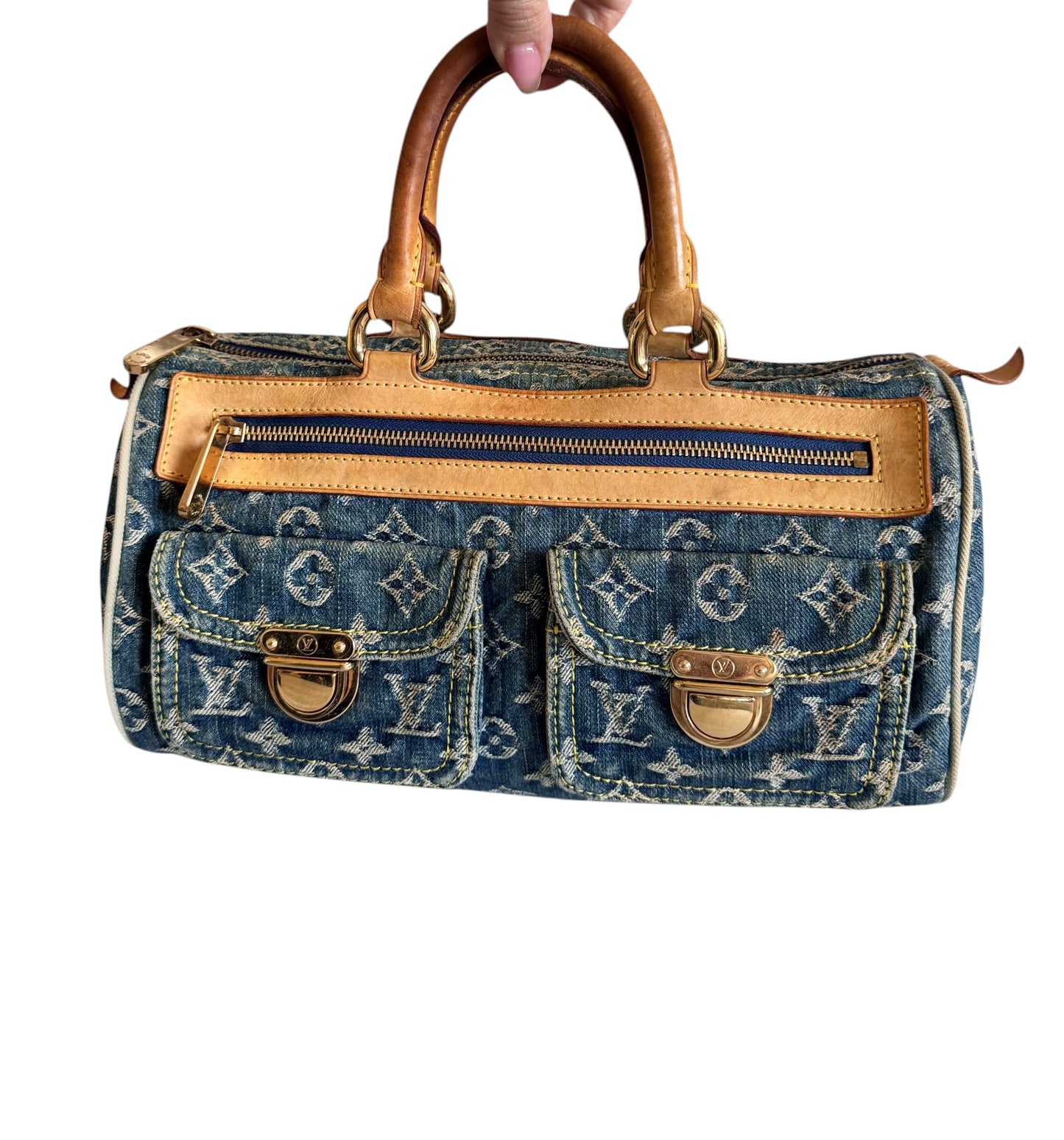Louis Vuitton Monogram Denim Neo Speedy 2005