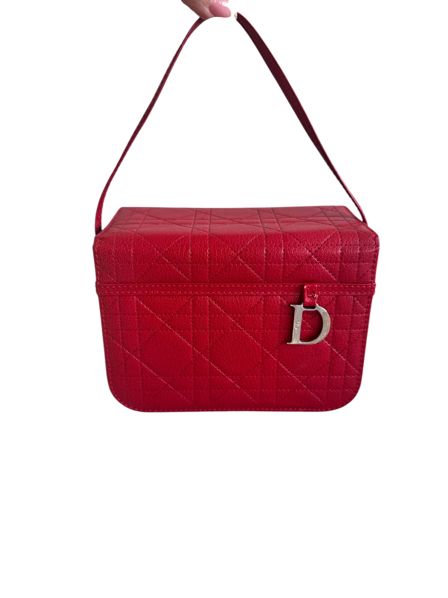 Christian Dior Cannage Vanity Case (RED)