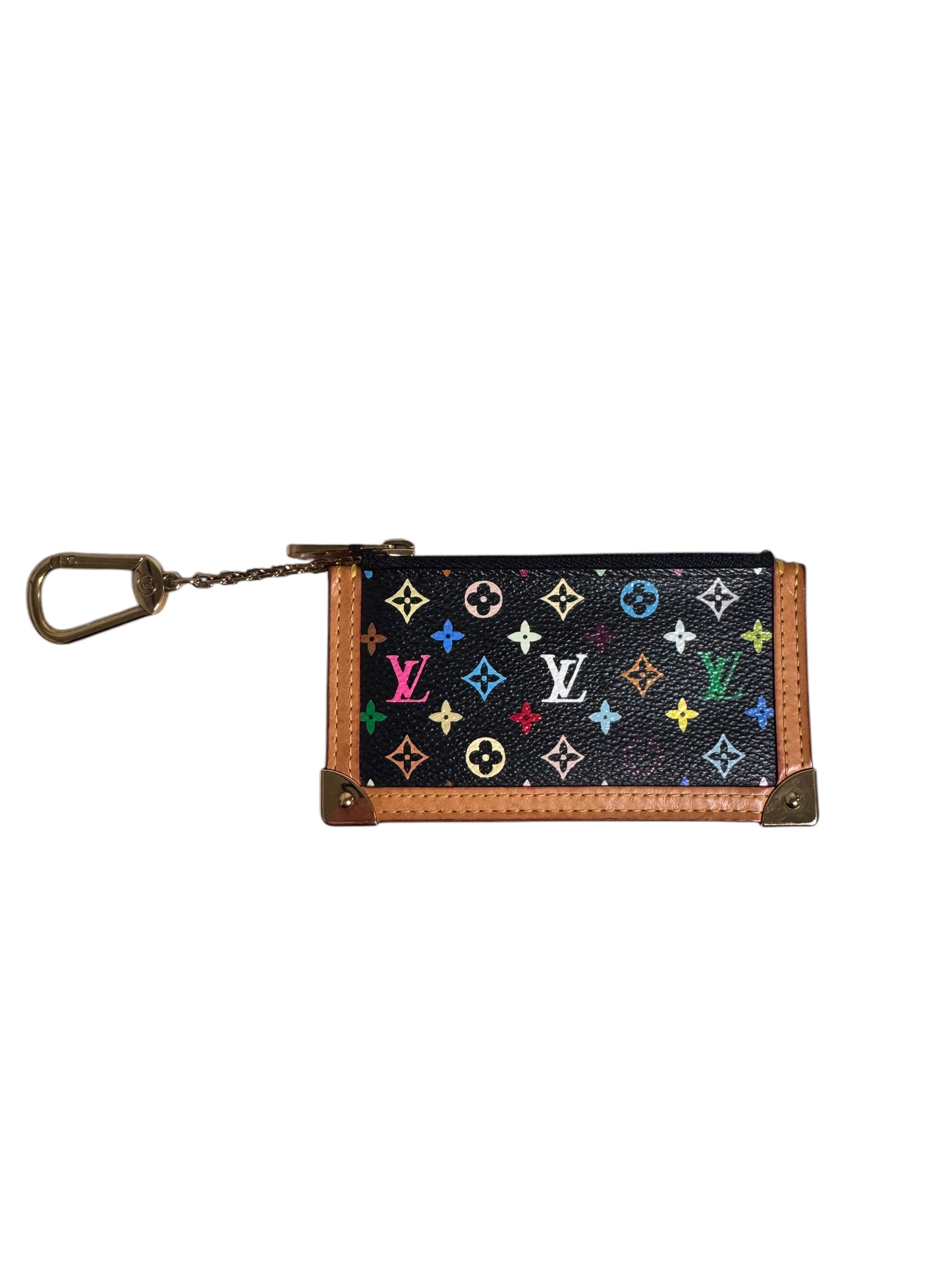 Louis Vuitton Monogram Multicolor Pochette Cles Coin Pouch 2007
