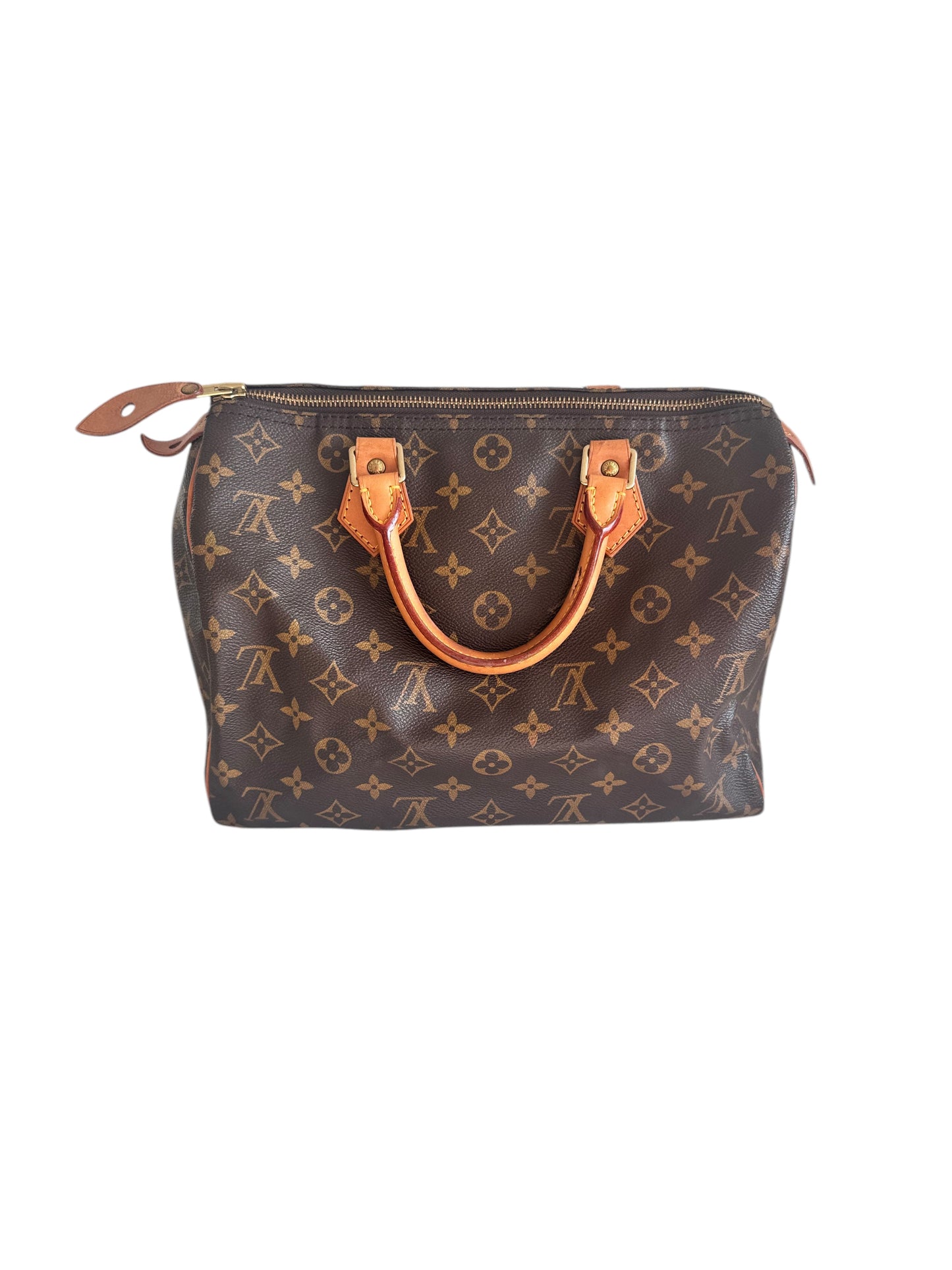 Louis Vuitton Monogram Canvas Speedy 30 1995 w/Lock & Key