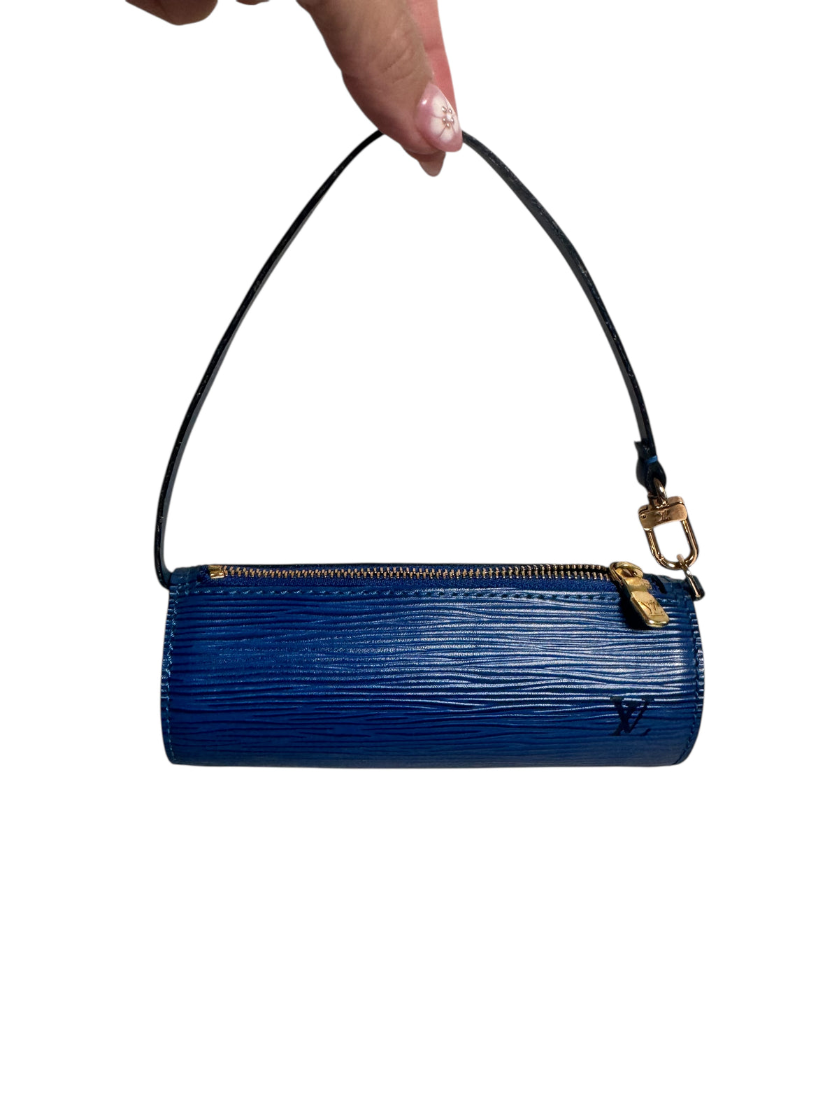 Louis Vuitton Epi Leather Mini Papillon Pouch Blue