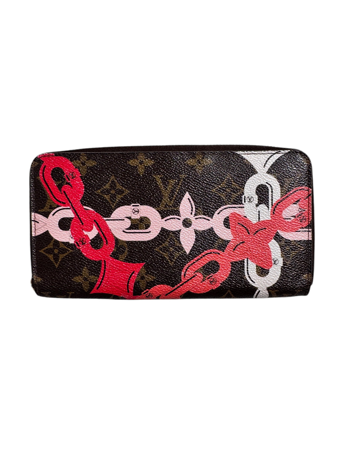 Louis Vuitton Monogram Canvas Bay Chain Zippy Long Wallet 2016