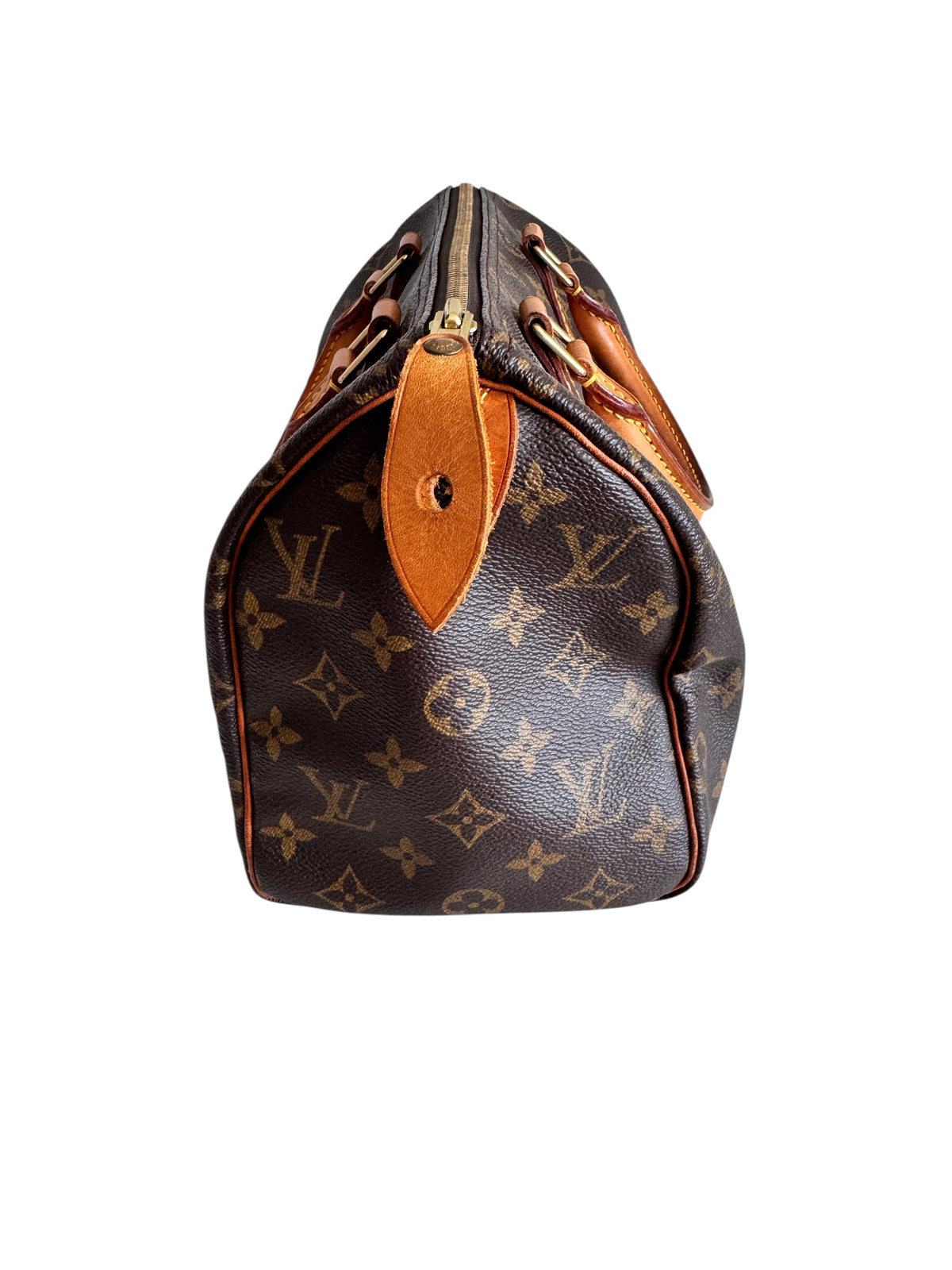 Louis Vuitton Monogram Canvas Speedy 25 1997 W/ Lock & Key