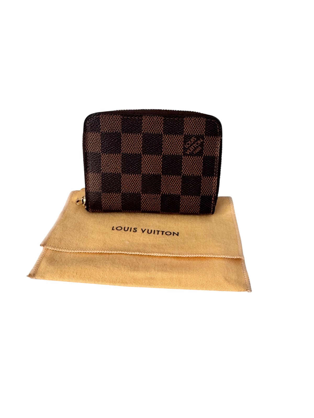 Louis Vuitton Damier Ebene Canvas Zippy Coin Purse 2019