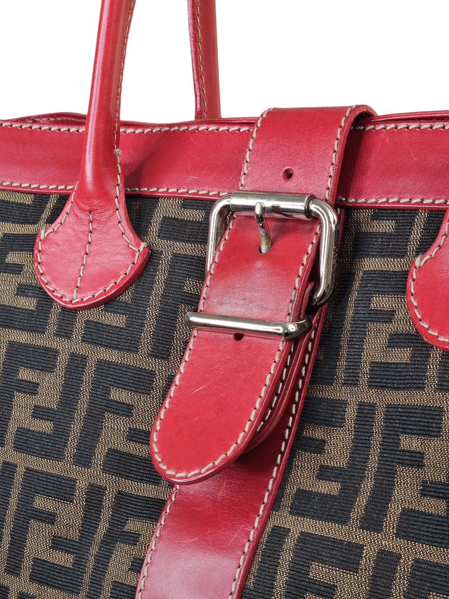 Fendi Vintage Zucca FF Logo Tote