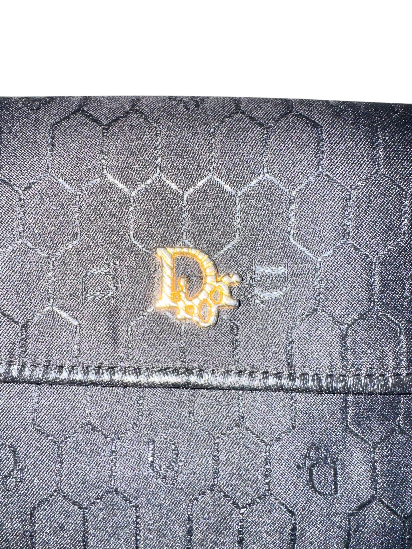 Christian Dior Vintage Canvas Crossbody Clutch