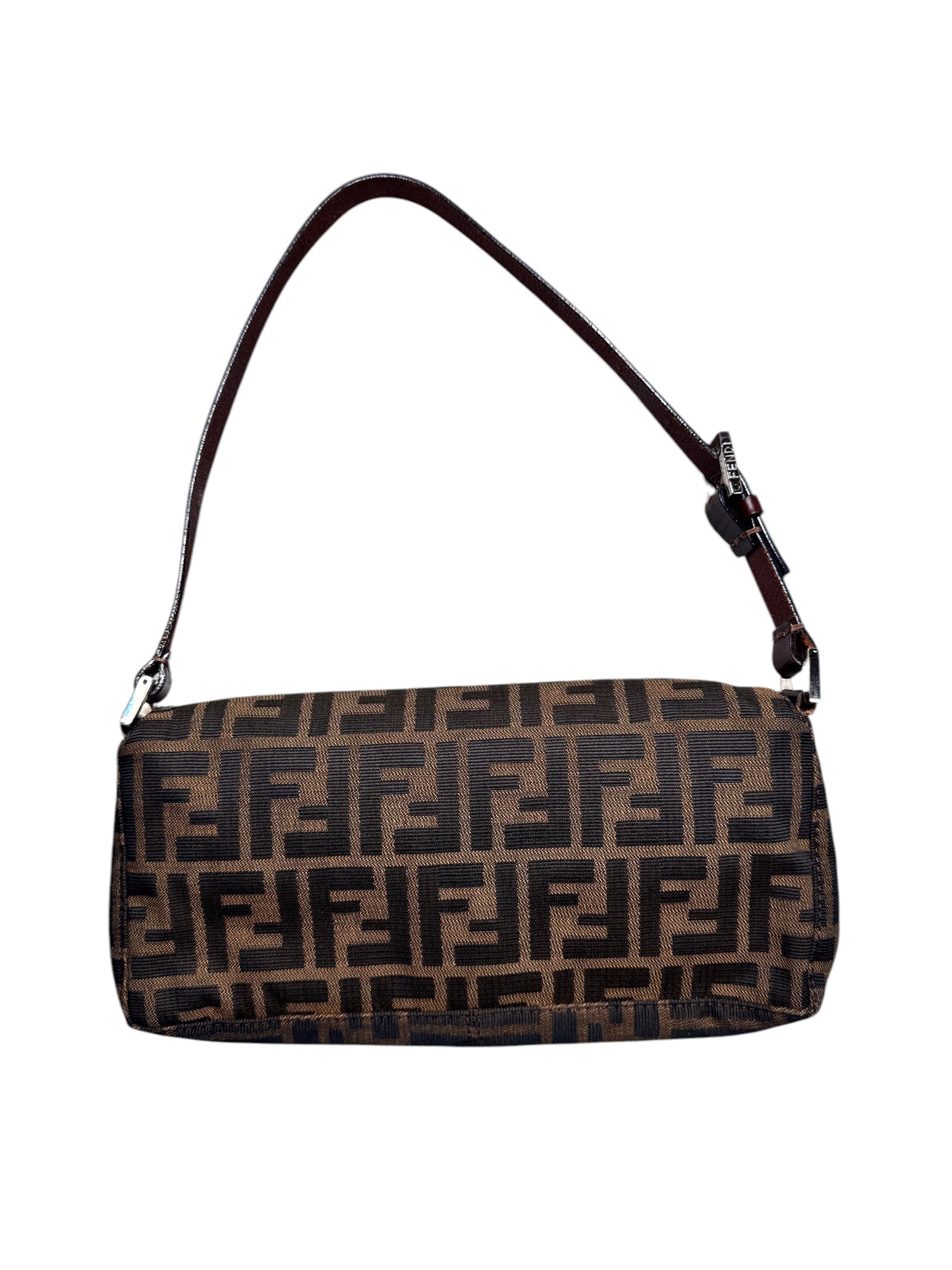 Fendi Zucca Baguette Shoulder Bag
