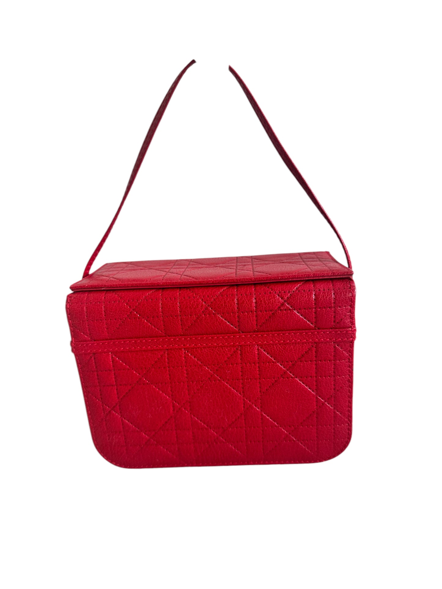 Christian Dior Cannage Vanity Case (RED)