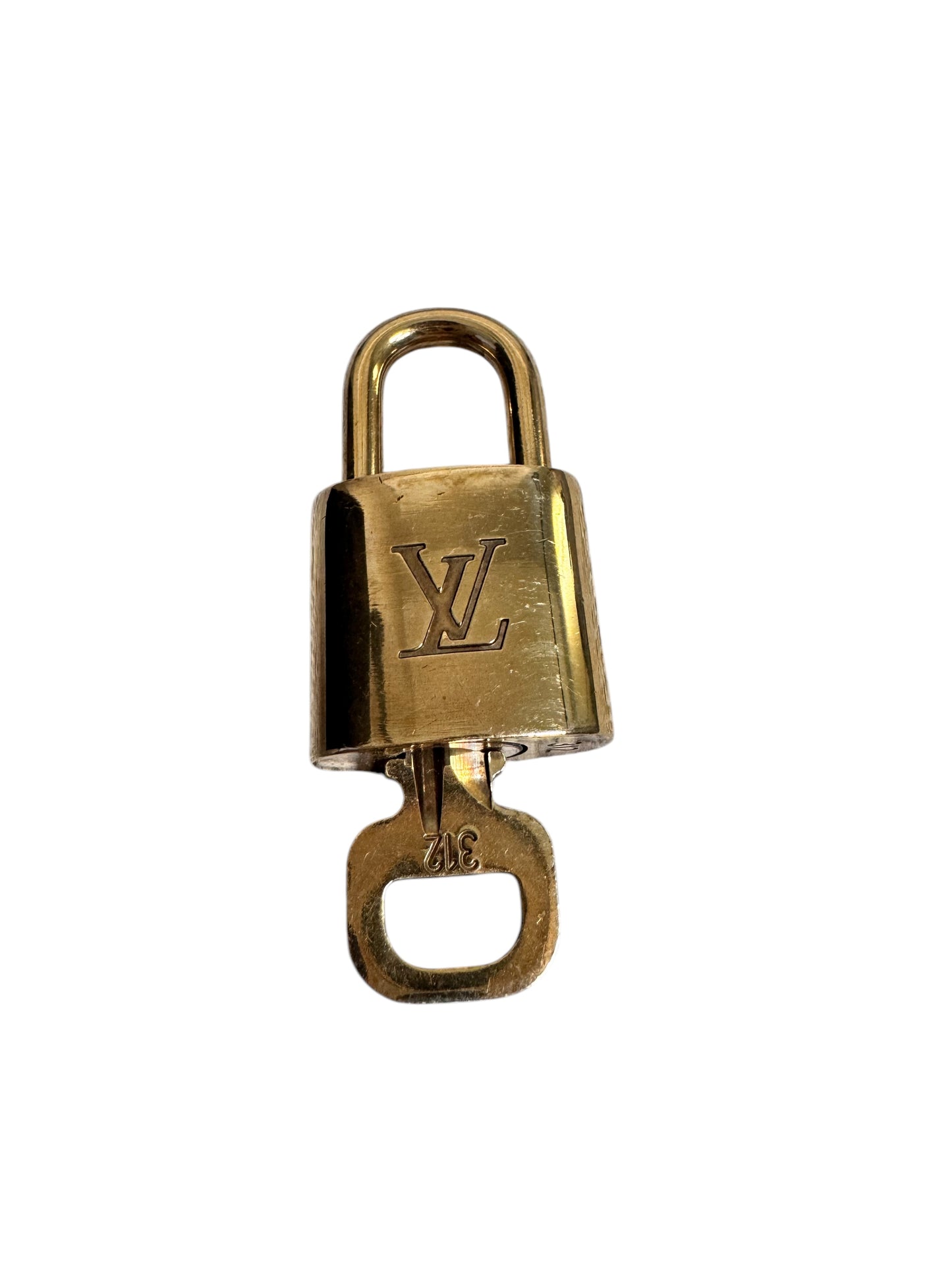 Louis Vuitton Metal Lock and Key Set 312
